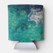 Rafraichisseur De Cannettes Hibiscus fleur turquoise eau de l'océan Hawaïen (Dos)