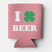 Rafraichisseur De Cannettes I Heart Beer Pink (Devant)
