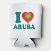 Rafraichisseur De Cannettes I Love Aruba Palm Tree (Devant)