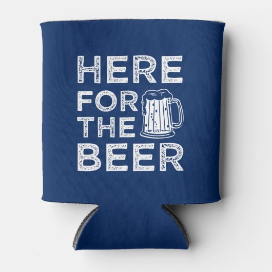 Rafraichisseur De Cannettes Ici pour la bière drôle dire peut refroidir (Devant)