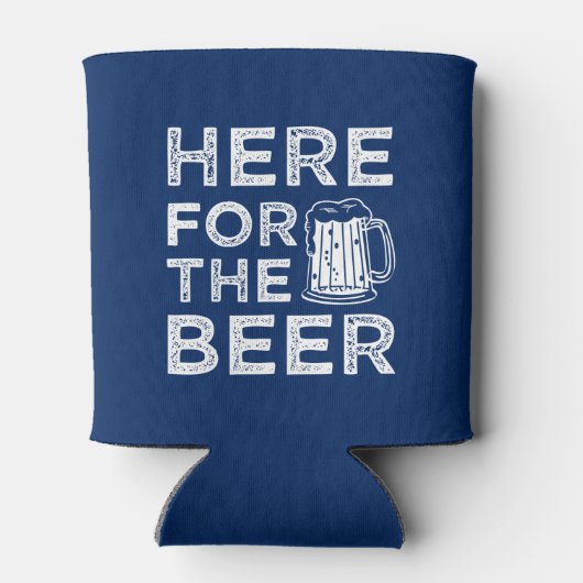 Rafraichisseur De Cannettes Ici pour la bière drôle dire peut refroidir (Dos)