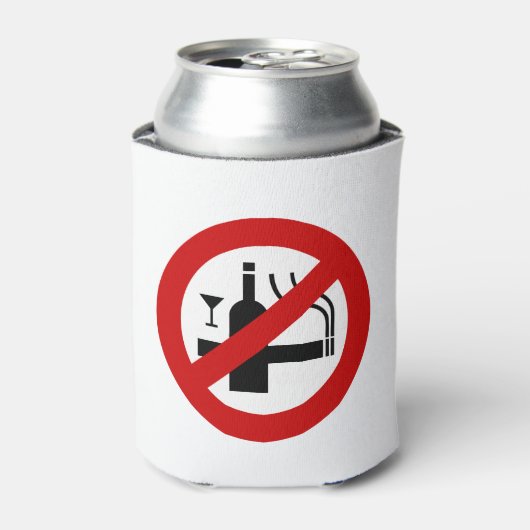 Rafraichisseur De Cannettes Interdiction de fumer de l'alcool ⚠ Panneau thaï ⚠ (Can devant)