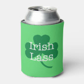 Rafraichisseur De Cannettes Irish Lass St. Paddy's Day Shamrock Can Cooler (Can devant)