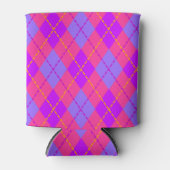 Rafraichisseur De Cannettes Jacquard bleu et rouge (Devant)