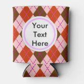 Rafraichisseur De Cannettes Jacquard rose (Devant)