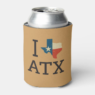 Rafraichisseur De Cannettes J'aime Austin Texas I <3 ATX)