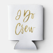 Rafraichisseur De Cannettes Je fais Crew Faux Gold Foil Bachelorte Party (Dos)