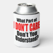 Rafraichisseur De Cannettes Je m'en fiche (Can Dos)