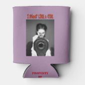 RAFRAICHISSEUR DE CANNETTES JE TIRE COMME UNE FILLE (Devant)