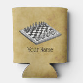 Rafraichisseur De Cannettes Jeu d'échecs Vintage WBG (Dos)