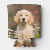 Rafraichisseur De Cannettes Joli Golden Retriever Chien Chiot Chiot Face Photo (Dos)