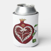 Rafraichisseur De Cannettes Judaica Pomegranate Heart Hanoukka Rosh Hashanah (Can devant)