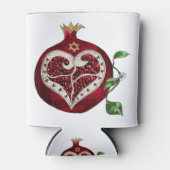 Rafraichisseur De Cannettes Judaica Pomegranate Heart Hanoukka Rosh Hashanah (Devant)