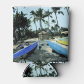 Rafraichisseur De Cannettes Kayaks sur une plage hawaïenne peut refroidir (Devant)
