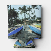 Rafraichisseur De Cannettes Kayaks sur une plage hawaïenne peut refroidir (Dos)