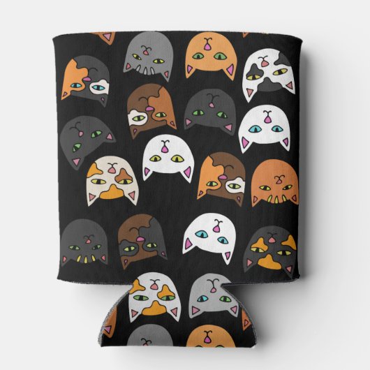 Rafraichisseur De Cannettes Kitty Chats partout motif (Dos)