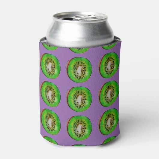 Rafraichisseur De Cannettes Kiwi Fruit Green et Purple Can Cooler (Can devant)