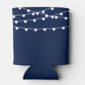 Rafraichisseur De Cannettes La Collection Mariage Bleu Marine Lights (Dos)