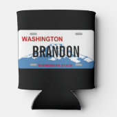 Rafraichisseur De Cannettes La plaque d'immatriculation personnalisée de Washi (Dos)