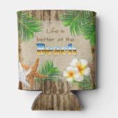 Rafraichisseur De Cannettes La vie est meilleure à la plage (Dos)