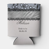 Rafraichisseur De Cannettes Lacy noire gris et bleu Faux (Devant)