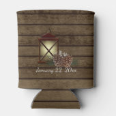 Rafraichisseur De Cannettes Lanterne et Pinecones Bois de grange (Dos)