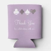 Rafraichisseur De Cannettes Las Vegas Mariage à thème peut refroidir Argent vi (Dos)