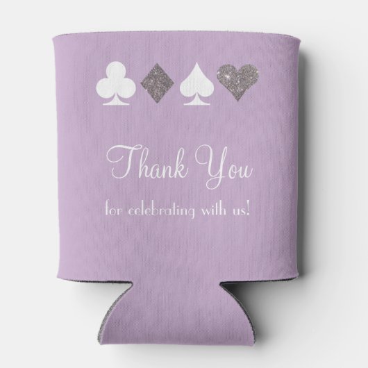 Rafraichisseur De Cannettes Las Vegas Mariage à thème peut refroidir Argent vi (Dos)