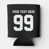 Rafraichisseur De Cannettes Le numéro de maillot personnalisé peut refroidir | (Dos)