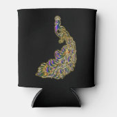 Rafraichisseur De Cannettes Le paon doré et violet brillant (Devant)