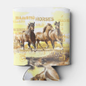 Rafraichisseur De Cannettes Les chevaux majestueux peuvent se refroidir (Dos)