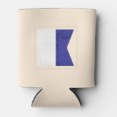 Rafraichisseur De Cannettes Lettre nautique "A" Signal Indicateur (Devant)