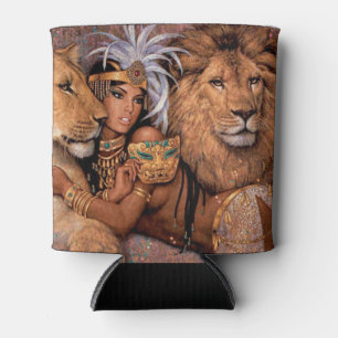Rafraichisseur De Cannettes Lion Goddess Egyptian Princess Can Cooler