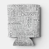 Rafraichisseur De Cannettes LOGISTIQUE motif avec mots (Dos)