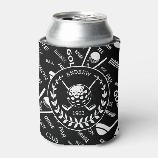Rafraichisseur De Cannettes Logo de golf design personnalisé (Can devant)