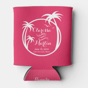 Rafraichisseur De Cannettes Logo de Palm Beach CHOISISSEZ VOTRE COULEUR ARRI