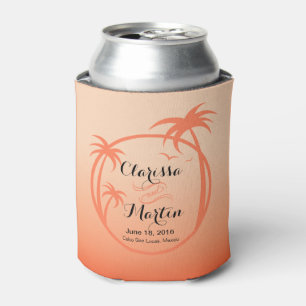 Rafraichisseur De Cannettes Logo tropical de Palm Beach pêche