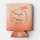 Rafraichisseur De Cannettes Logo tropical de Palm Beach | pêche (Dos)