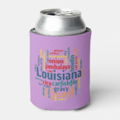 Rafraichisseur De Cannettes Louisiane Word Cloud peut confortable (Can devant)