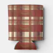 Rafraichisseur De Cannettes Madras Plaid Fall Red (Dos)