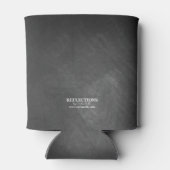 Rafraichisseur De Cannettes Mariage au tableau noir tournesol (Dos)