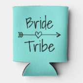 Rafraichisseur De Cannettes Mariée Tribe fête de mariage turquoise peut refroi (Devant)