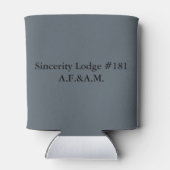 Rafraichisseur De Cannettes Masonic Can Koozy (Dos)