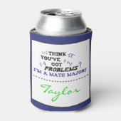 Rafraichisseur De Cannettes Math Graduation majeure Funny Custom Can Cooler (Can devant)
