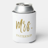 Rafraichisseur De Cannettes Mme Nom Gold Foil Can Cooler (Can Dos)