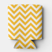 Rafraichisseur De Cannettes Monogramme initial Nom Chevron Turquoise LG (Dos)