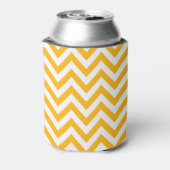 Rafraichisseur De Cannettes Monogramme initial Nom Chevron Turquoise LG (Can Dos)