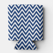 Rafraichisseur De Cannettes Monogramme rouge blanc et bleu Chevron (Dos)