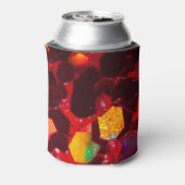 Rafraichisseur De Cannettes Mosaïque rouge abstrait brillant parties scintilla (Can Dos)