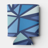 Rafraichisseur De Cannettes Motif Abstrait de glace bleue (Dos)